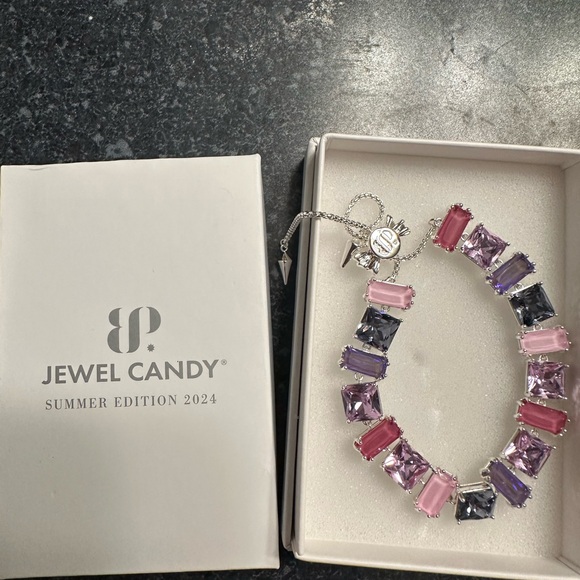 Jewelry - Bomb party frosted pink lollipop bracelet